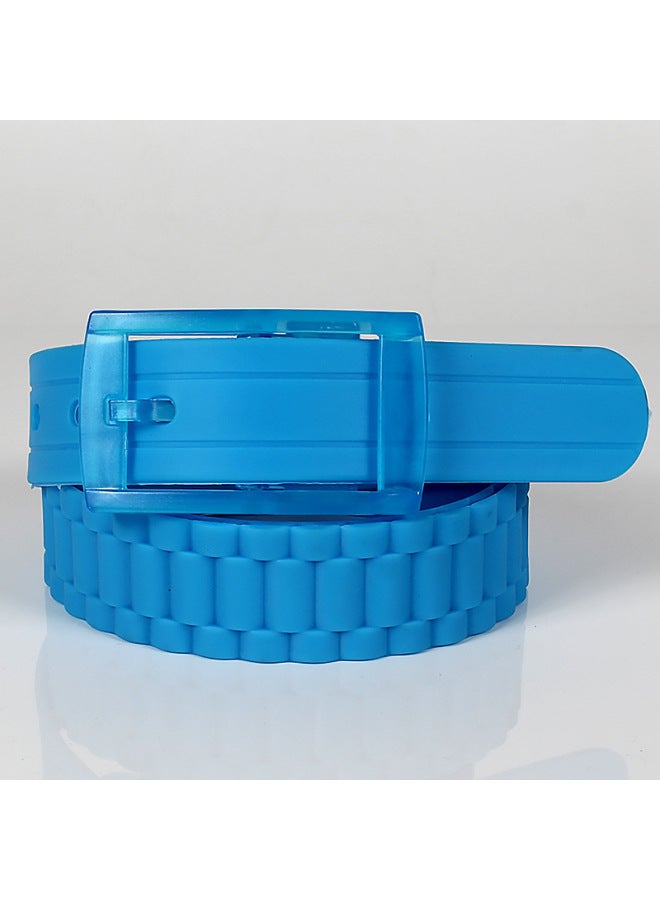 Silicone Belt, Candy-colored, Versatile, Unisex Belt, Security Inspection, Digitals Special Belt, Adjustable