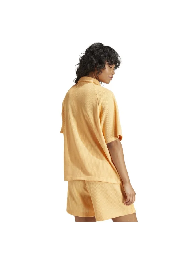 Adidas adidas KNITTED SHIRT Orange Originals Women OTHER SHIRTS