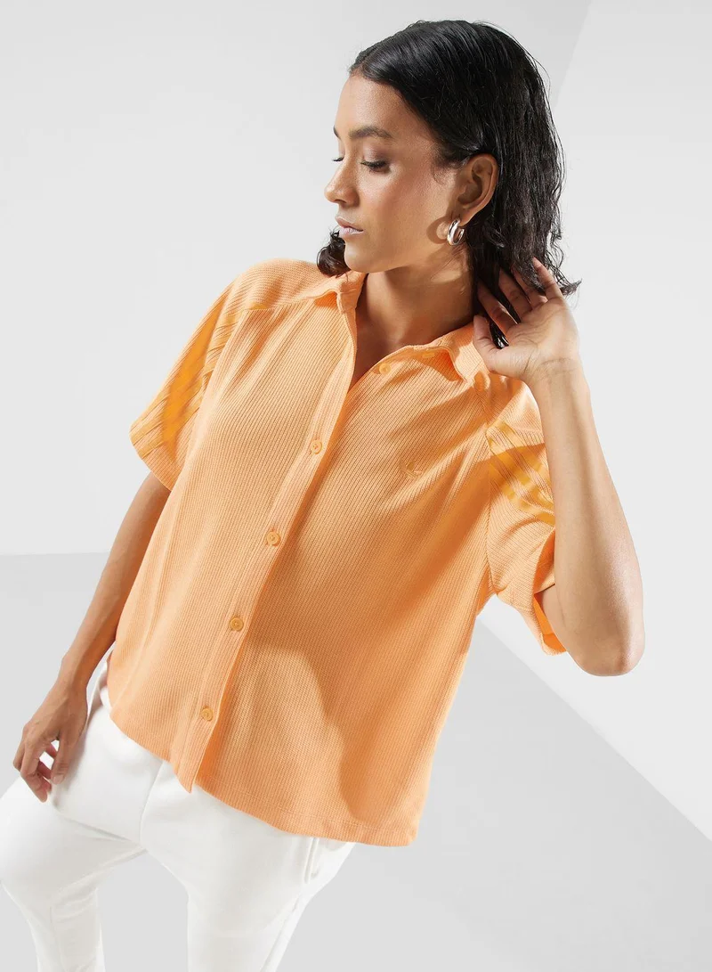 Adidas adidas KNITTED SHIRT Orange Originals Women OTHER SHIRTS
