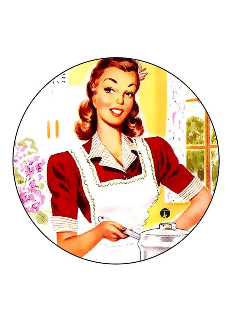 RKN Vintage Art Printed Fridge Magnet Multicolour - Image 2