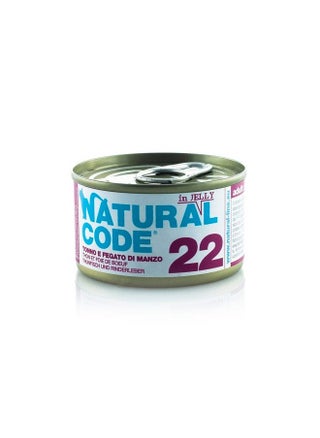 Natural Code 22 Cat Tuna and Beef Liver 85g - pzsku/Z5F8F43B762438B0696F2Z/45/_/1695410047/fd161195-60e2-4c34-a83e-d75c7737b8d5