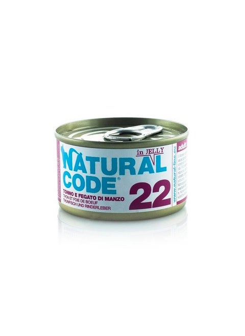 Natural Code 22 Cat Tuna and Beef Liver 85g