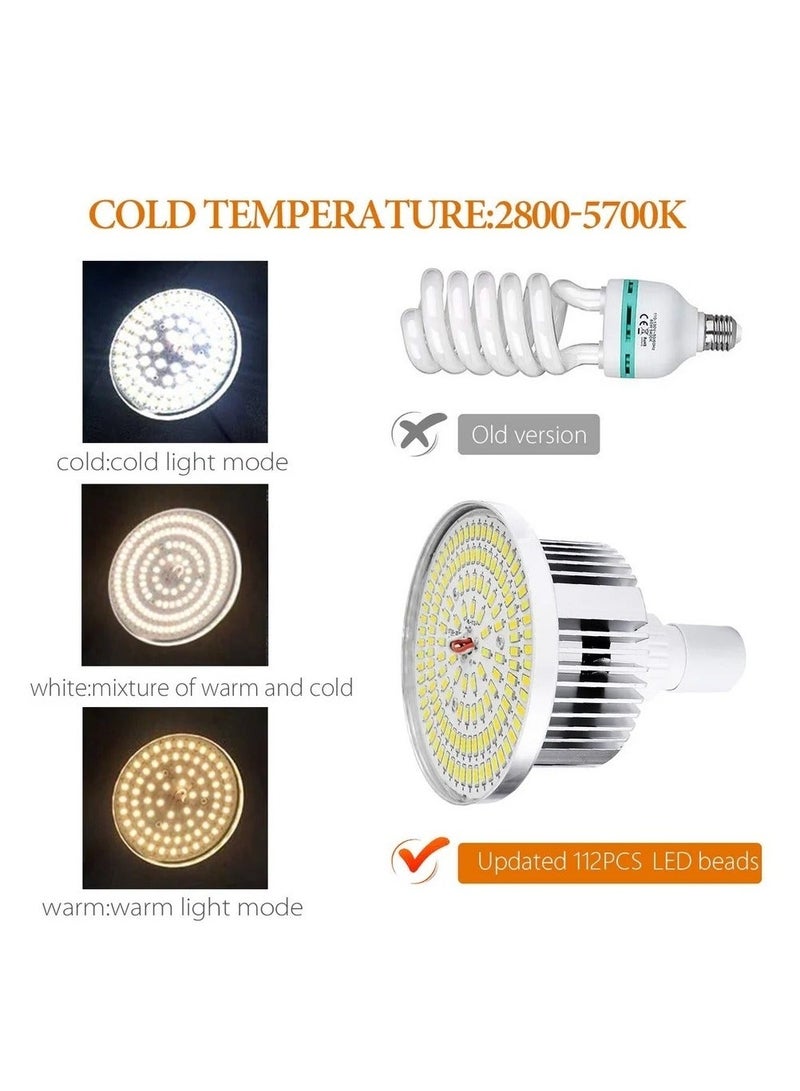 غرانفين طقم إضاءة استوديو للتصوير الفوتوغرافي مع قطعتين من مصابيح LED 380 وات 3 ألوان وصناديق ناعمة وحقيبة حمل لتسجيل الفيديو وتصوير البورتريه - Image 5