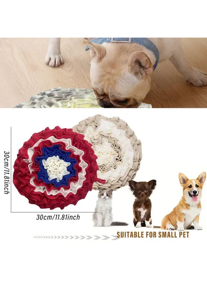 حصيرة الشخير الرمادية للكلاب الصغيرة لعبة ألغاز تفاعلية للتغذية البطيئة وتدريب الحيوانات الأليفة - Image 2