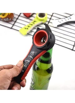 Generic 5 in 1 Multifunction Twist Bottle Opener All in One Jar Can Red Wine Beer Lid Twist Off Easy Open Claw Kitchen Opener  - Image 1