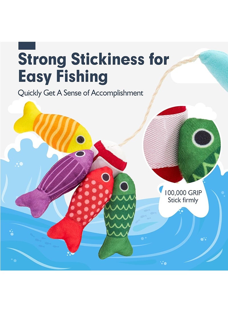 توبيتش ألعاب مونتيسوري للأطفال بعمر سنة واحدة - لعبة صيد السمك للأطفال الصغار 10 في 1 مع أكواب تكديس، لعبة أطفال من 12-18 شهرًا هدية عيد ميلاد صبي بعمر سنة واحدة، ألعاب أطفال صغار لطفل بعمر سنة واحدة هدايا للبنات - Image 4