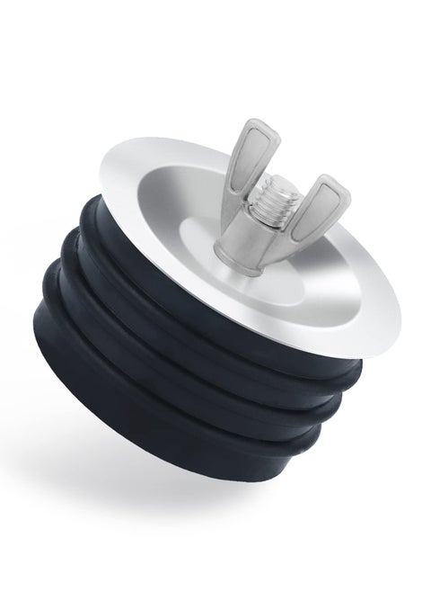 3 inch Sewer Cleanout Cap, Practical Expansion Pipe Plug Durable Sewer Pipe Plug Sewer Cleanout Cover Mechanical Test Plug with Wing Nut