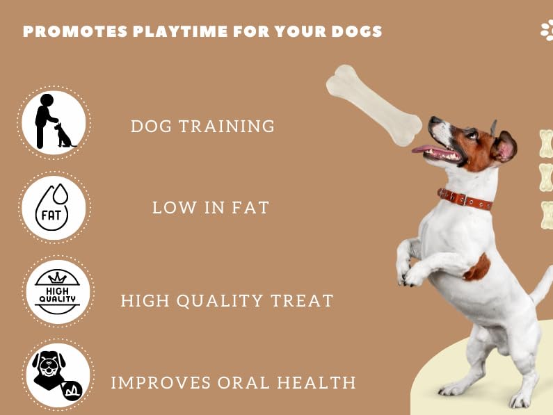 swacch Shampoo | Puppy Safe Shampoo | Boxer Dog Shampoo (500ml) (Pack of 2) Neem Alovera + Small White Bone | Dog Chew Bones | Teething chew Toy | Dental Teething | Combo Pack - Image 5