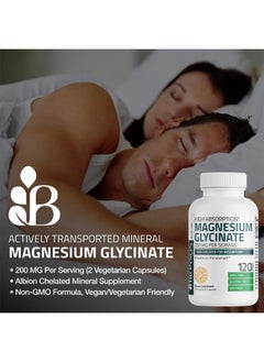 Bronson Magnesium Glycinate 200 MG per Serving 100% Chelated for High Absorption, Gentle On Stomach, Non-GMO, 60 Vegetarian Capsules  - Image 3