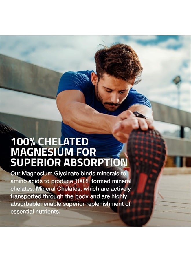 Bronson Magnesium Glycinate 200 MG per Serving 100% Chelated for High Absorption, Gentle On Stomach, Non-GMO, 60 Vegetarian Capsules  - Image 4