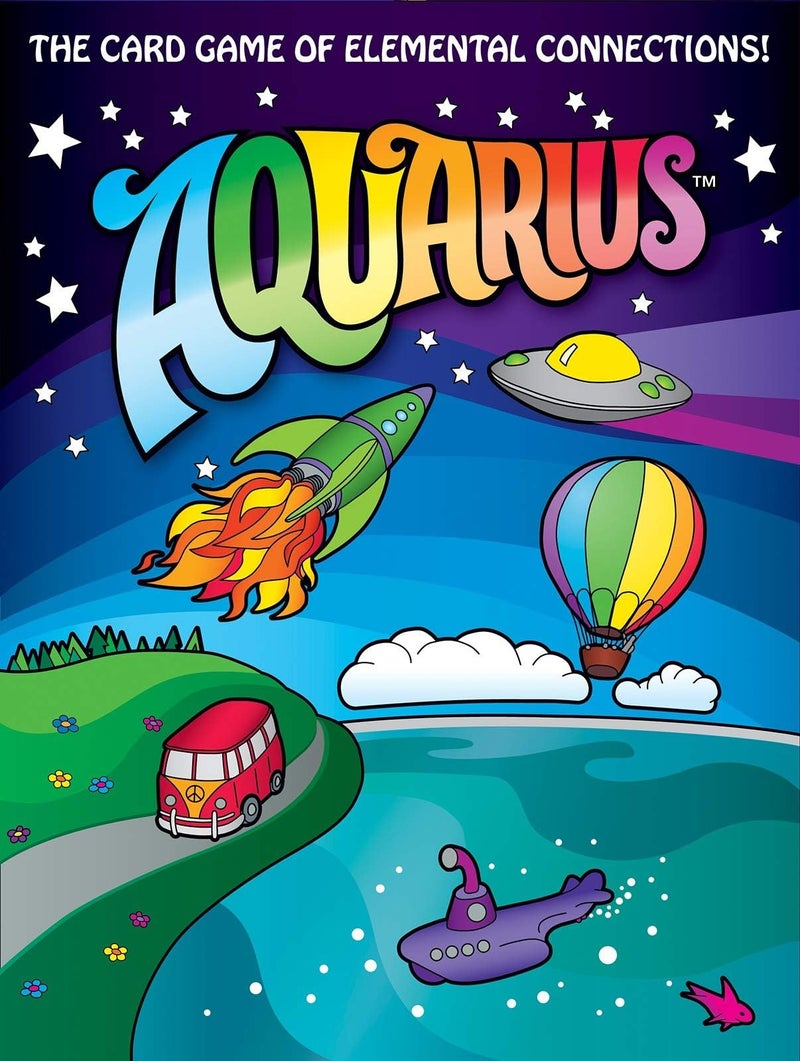 Looney Labs Aquarius Card Game - Elemental Strategy for 2-5 Players  - Image 2