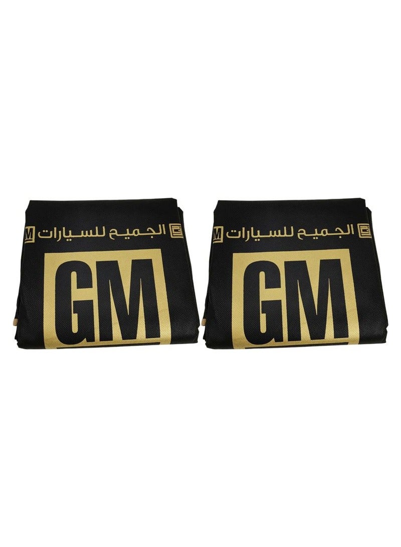 GM 2 Pcs Set Car Seat Dust Dirt Protection Cover, Extra Protection For Your Seat, Universal Car Seat Cover, Black - Image 4
