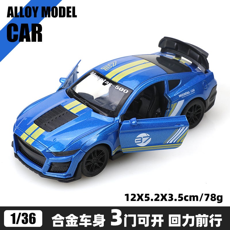 Bulk 1:36 Alloy Model Cars, Kids Pull Back Toy Vehicles, Boys Race Car Decor Gift[Bubble Bag] Wild Race Edition Blue [Bubble Bag] Wild Race Edition Blue 