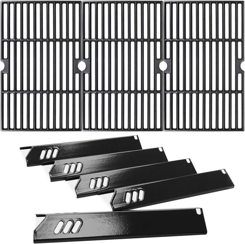 Utheer Grill Kits for DynaGlo DGF510SSP, DGF510SSP-D, fit Backyard BY13-101-001-13, GBC1460W, GBC1461W, GBC1462W, GBC1059WB, BH13-101-099-01, Grill Grate and Heate Plate - Image 1