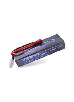 2S 7.4V 5000Mah 50C Lipo Battery Pack Hardcase With Deans T Plug For Rc Car Arrma Axial Losi Traxxas Slash Buggy Team Associated Serpent Hpi Redcat Lrp Monster Truck Roar Approved
