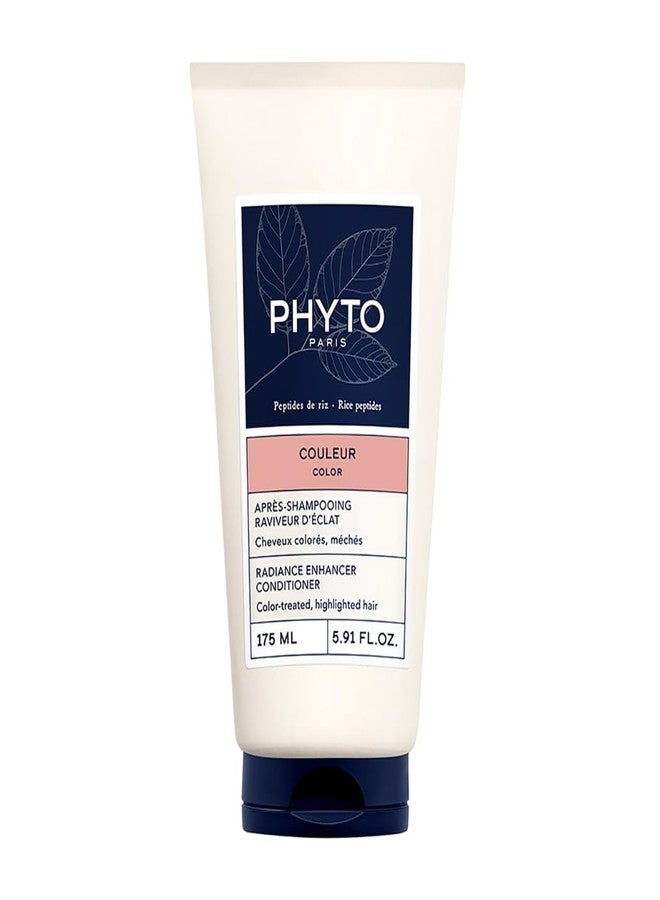 PHYTO PARIS Color Radiance Enhancer Conditioner - Conditioner for Colour Treated Hair, Vegan & Sulfate Free, Enhances Shine up to 9 Weeks|5.91 fl.oz. - Image 1