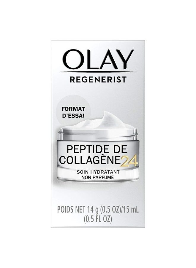 Olay New Regenerist Collagen Peptide 24 Face Moisturizer, Trial Size, 0.5 oz  - Image 2