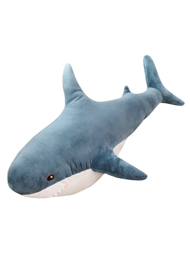 Halamodo Gigantic and Adorably Soft "Ah - Wu" Shark Pillow Plush Toy - A Perfect Comfort Companion for Sleep, Ideal Birthday Gift, All - round Decor for Bedroom, Living Room, Desk, and Office Stress - reliever 60 cm - Image 1