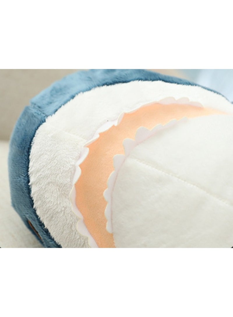 Halamodo Gigantic and Adorably Soft "Ah - Wu" Shark Pillow Plush Toy - A Perfect Comfort Companion for Sleep, Ideal Birthday Gift, All - round Decor for Bedroom, Living Room, Desk, and Office Stress - reliever 60 cm - Image 5