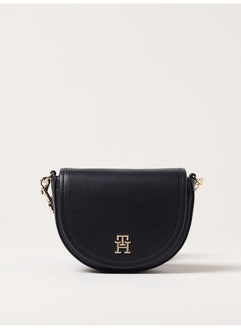 Mini Shoulder Bag in Leather – Rounded Design - Image 1