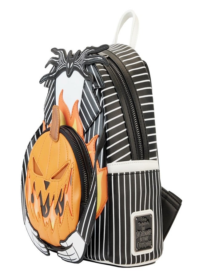 Loungefly Disney Nightmare Before Christmas Jack Pumpkin Head Mini Backpack - Image 3