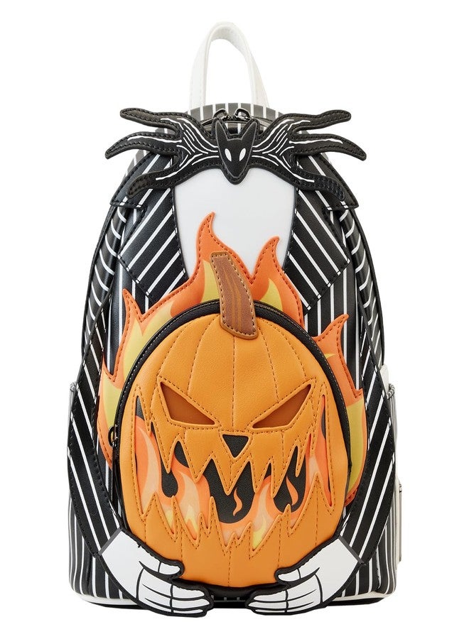 Loungefly Disney Nightmare Before Christmas Jack Pumpkin Head Mini Backpack - Image 2