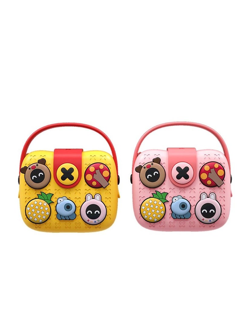 GULFLINK Kids Bags Children Shoulder Bags Girls Purse for Toys Cameras Children's Birthday Gift Pink - Image 1