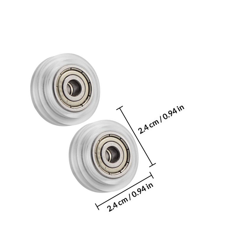 13pcs 3D Printer Roller Wheels Pulley Clear Bearings Passive Wheel - Image 2