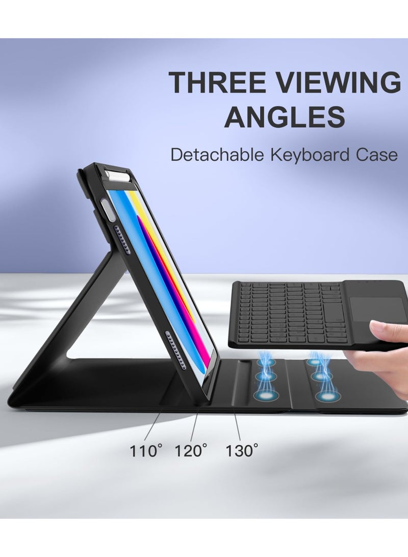 eGreen99 for iPad 2022 (10th) 10.9 inch / 2025 (11th) 11 inch Protective Cover With Keyboard, Wireless Detachable Bluetooth Keyboard, Ultra-Thin Split Type Intelligent Protective Cover, Automatic Wake-Up/Sleep,black - Image 4