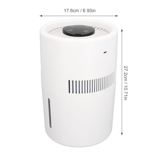 Sunicon Air Purifier and Humidifier, 2 in 1 5W 4L Water Tank Quiet Evaporative Humidifier and Air Purifier Combo for Office Bedroom Nursery - Image 2