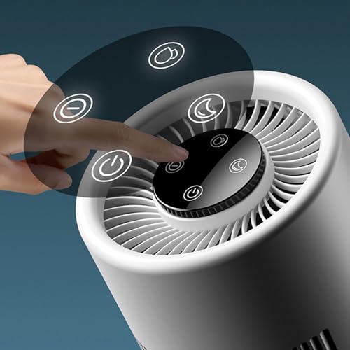 Sunicon Air Purifier and Humidifier, 2 in 1 5W 4L Water Tank Quiet Evaporative Humidifier and Air Purifier Combo for Office Bedroom Nursery - Image 5