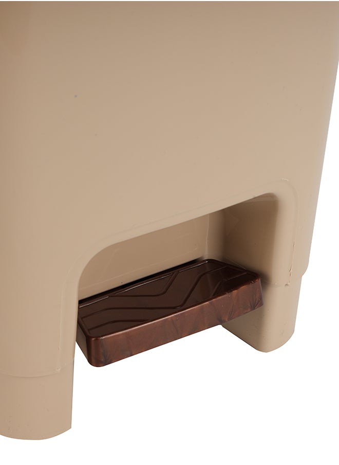 Royalford - Slim Pedal Dust Bin 15L Plastic Waste Bin Practical Slim Bin for Bathroom, Kitchen or Office Foot Pedal Trash Bin for Commercial Purpose - Image 1