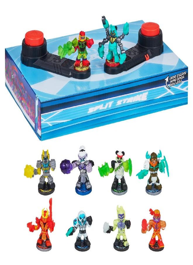 Legends of Akedo Exclusive Button Bash Collector Pack Contains 10 Ultimate Arcade Warrior Action Figures and 2 Button Bash Controllers, Multicolor