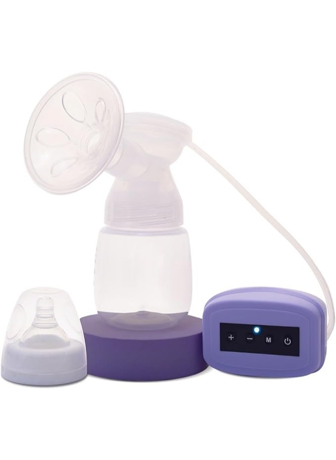 La Frutta La Frutta Electric Breast Pump, through usb, one hand, 9 Levels Massage & Suctionuse, lightweight, 150 ml Bottle, mauve  - Image 1