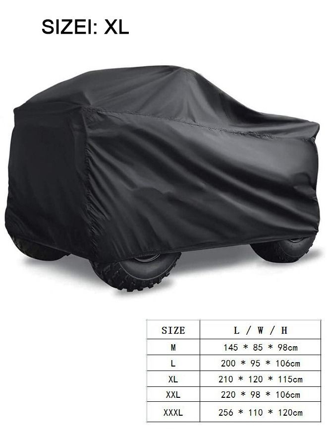 NIBEMINENT ATV Car Cover Rainproof Dustproof Sunscreen Jersey 