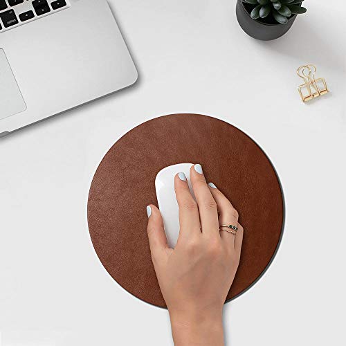 DailyObjects Turf Desk Mat Trio Bundle | Turf Vegan Tray | Orb Mouse Pad - Limited Edition | Work from Home/Office/Gaming | Premium Vegan Leather | Anti-Skid | Anti-Slip | Reversible | 85 * 45 cm |Tan - Image 3