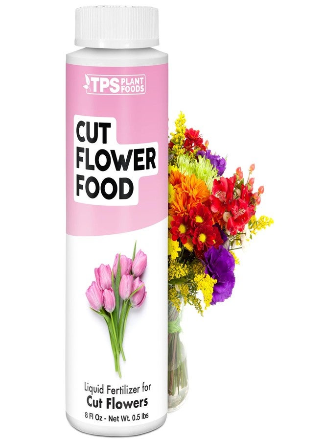 TPS NUTRIENTS Cut Flower Food, Liquid Nutrients to Keep Flowers Fresh Longer, 32 oz (1 Quart) - Image 1