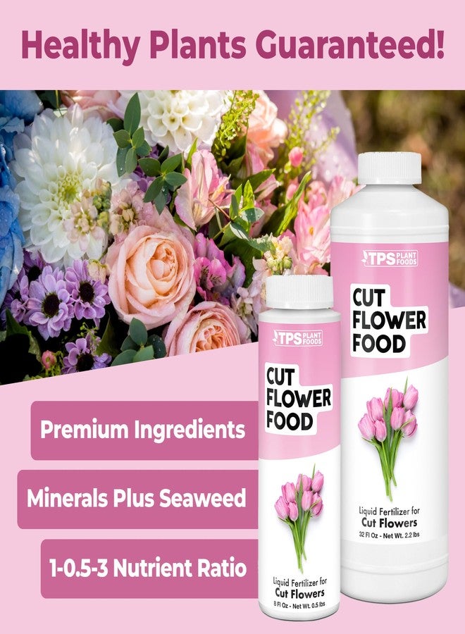 TPS NUTRIENTS Cut Flower Food, Liquid Nutrients to Keep Flowers Fresh Longer, 32 oz (1 Quart) - Image 2