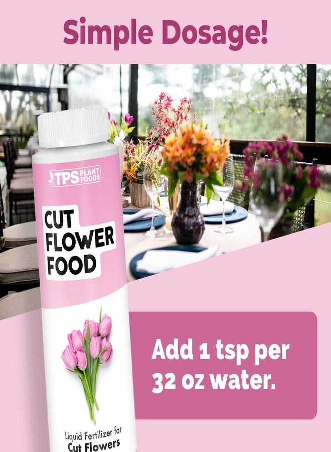 TPS NUTRIENTS Cut Flower Food, Liquid Nutrients to Keep Flowers Fresh Longer, 32 oz (1 Quart) - Image 3
