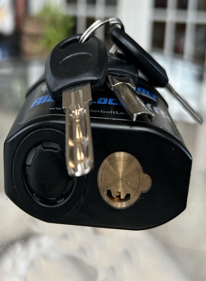 THUNDERBOLT Alarm Padlock Anti-Theft Security Keyed Padlock Lock 110dB (decibels) Sound Siren - Image 5