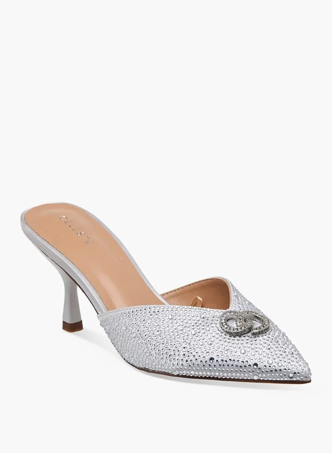 سيليست حذاء نسائي مدبب بكعب ستيليتو مزين