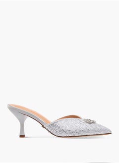 Celeste Women's Embellished Pointed Toe Shoes with Stiletto Heels Ramadan Collection  - Image 3