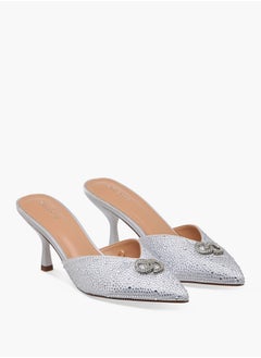 Celeste Women's Embellished Pointed Toe Shoes with Stiletto Heels Ramadan Collection  - Image 1