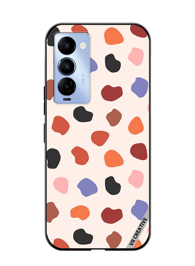 VR CREATIVE Protective Case Cover For Tecno Camon 18/18 P Mix Pattern Design Multicolour - Image 1