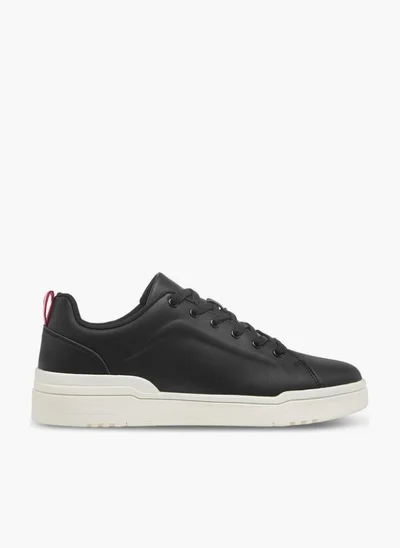 LBL by Shoexpress Men's Solid Sneakers with Lace-Up Closure