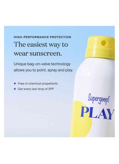 Supergoop! Supergoop Play SPF 30 Antioxidant Body Mist with vitamin C 6fl oz 177ml  - Image 3