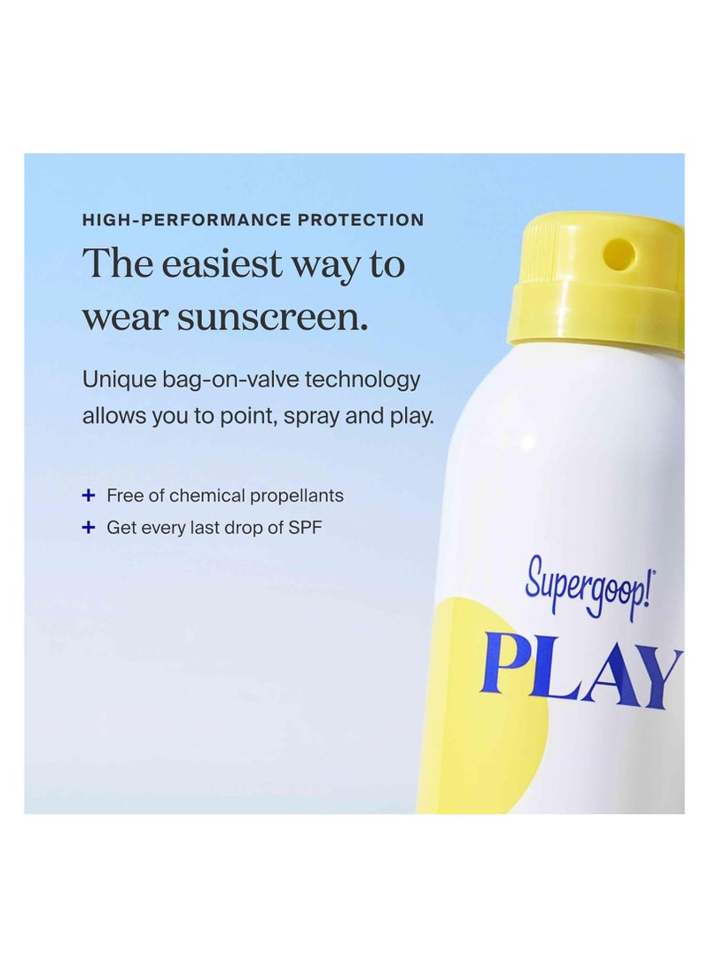 سوبر جوپ رذاذ الجسم المضاد للأكسدة بعامل حماية من الشمس SPF 30 من Supergoop مع فيتامين C، 6 أونصة سائلة، 177 مل  - Image 3