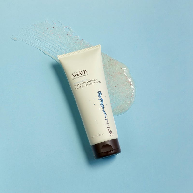 AHAVA Dead Sea Water Mineral Body Exfoliator - Gel body Scrub For Daily Smoothness & Hydration, Removes Excess Dead Skin, Not Dries Out the Skin, with Exclusive Osmoter, 6.8 Fl.Oz - Image 3