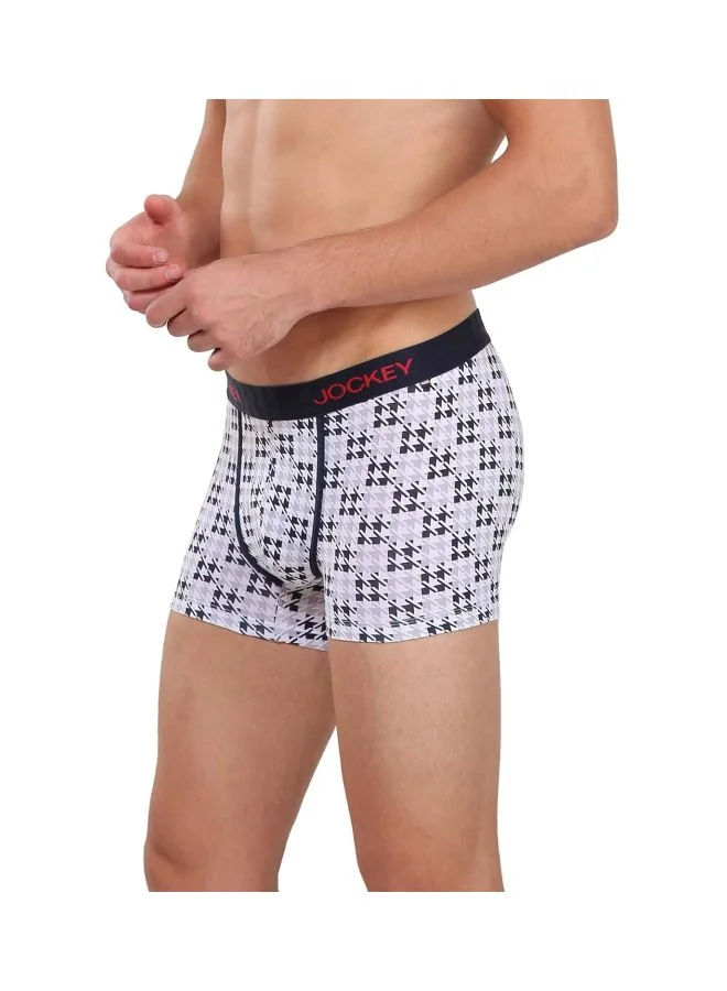 JOCKEY Jockey US63 Men Super Combed Cotton Elastane Stretch Printed Trunk with Ultra soft Waistband