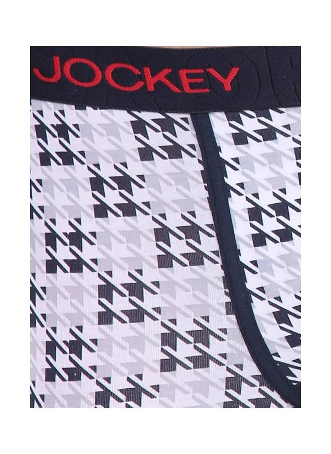 JOCKEY - حقيبة Jockey US63 للرجال مصنوعة من القطن الممشط للغاية ومطبوعة ومطاطة مع حزام خصر فائق النعومة - Image 1
